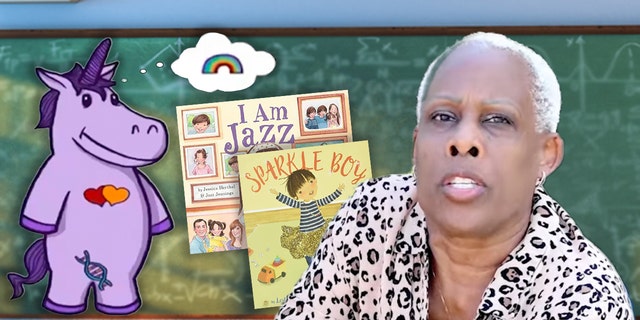 Danita McCray presenting on gender identity in early childhood (Photo illustration).